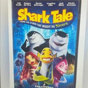 Dreamworks Shark Tale DVD with Blue and Yellow Cover